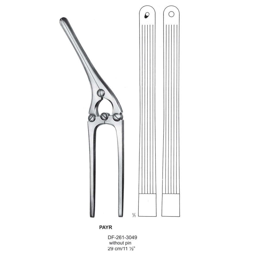 Payr Intestinal Clamps 29Cm, Without Pin  (DF-261-3049) by Dr. Frigz