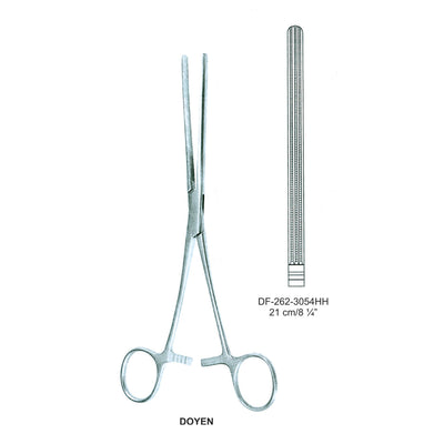 Doyen Atrauma Intestinal And Stomach Clamps 21Cm, Straight (DF-262-3054HH)