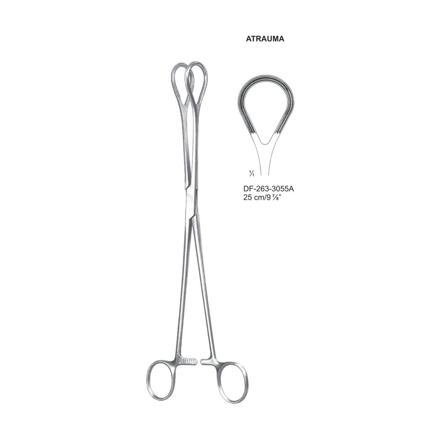 Organ Grasping Atrauma Clamp 25cm (DF-263-3055A) by Dr. Frigz