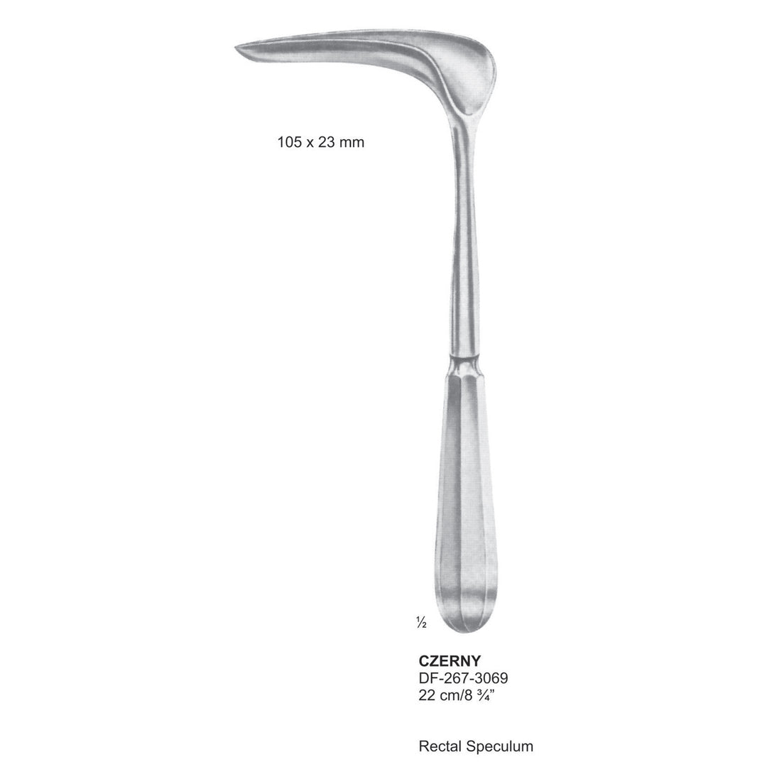 Czerny Rectal Specula 22cm , 105X23mm (DF-267-3069) by Dr. Frigz