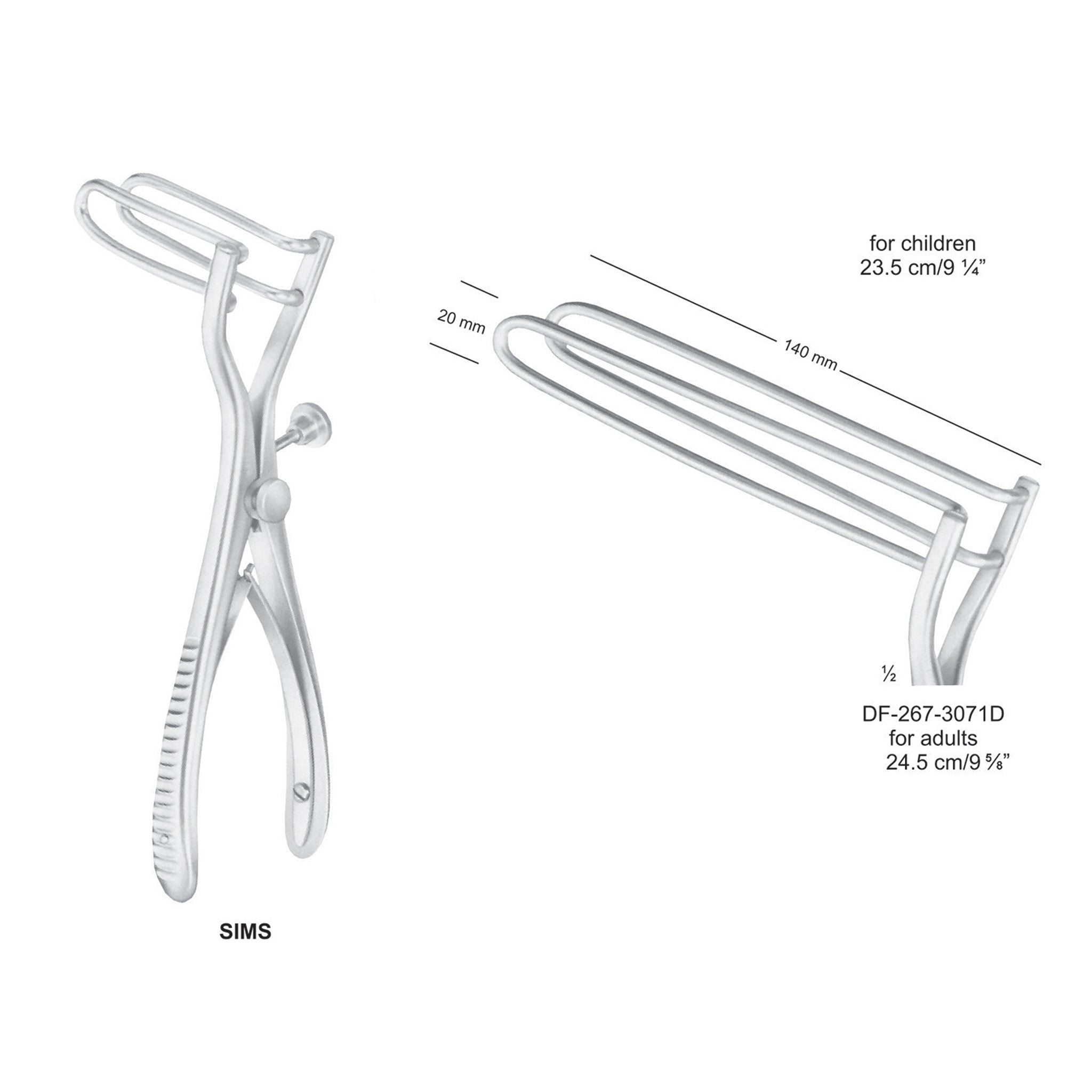 Sims Rectal Specula Surgery Instrument – Dr Frigz