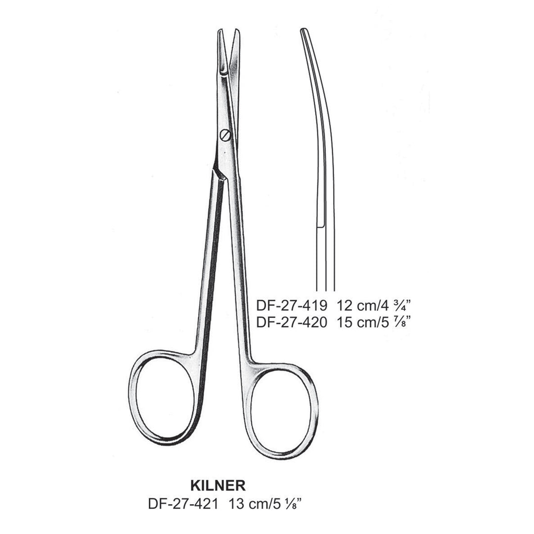 Kilner Scissor, Curved, 12cm  (DF-27-419) by Dr. Frigz