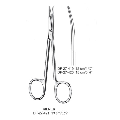 Kilner Scissor, Curved, 12cm  (DF-27-419)