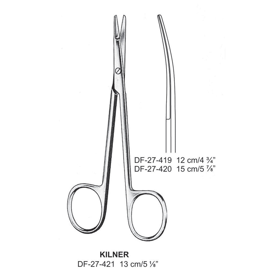 Kilner Scissor, Curved, 15cm  (DF-27-420) by Dr. Frigz