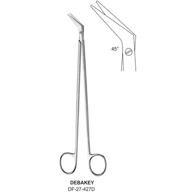 Debakey Scissors, 16cm- Angled 45 Degree (DF-27-427D)