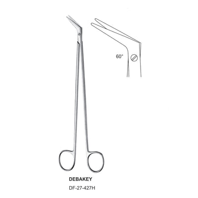 Debakey Scissors, 23cm- Angled 60 Degree (DF-27-427H)