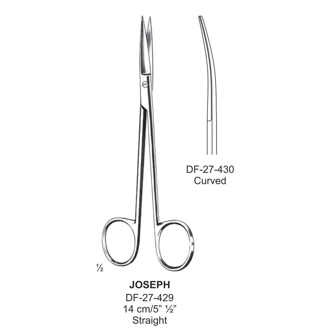 Joseph Scissor, Curved, 14cm  (DF-27-430) by Dr. Frigz