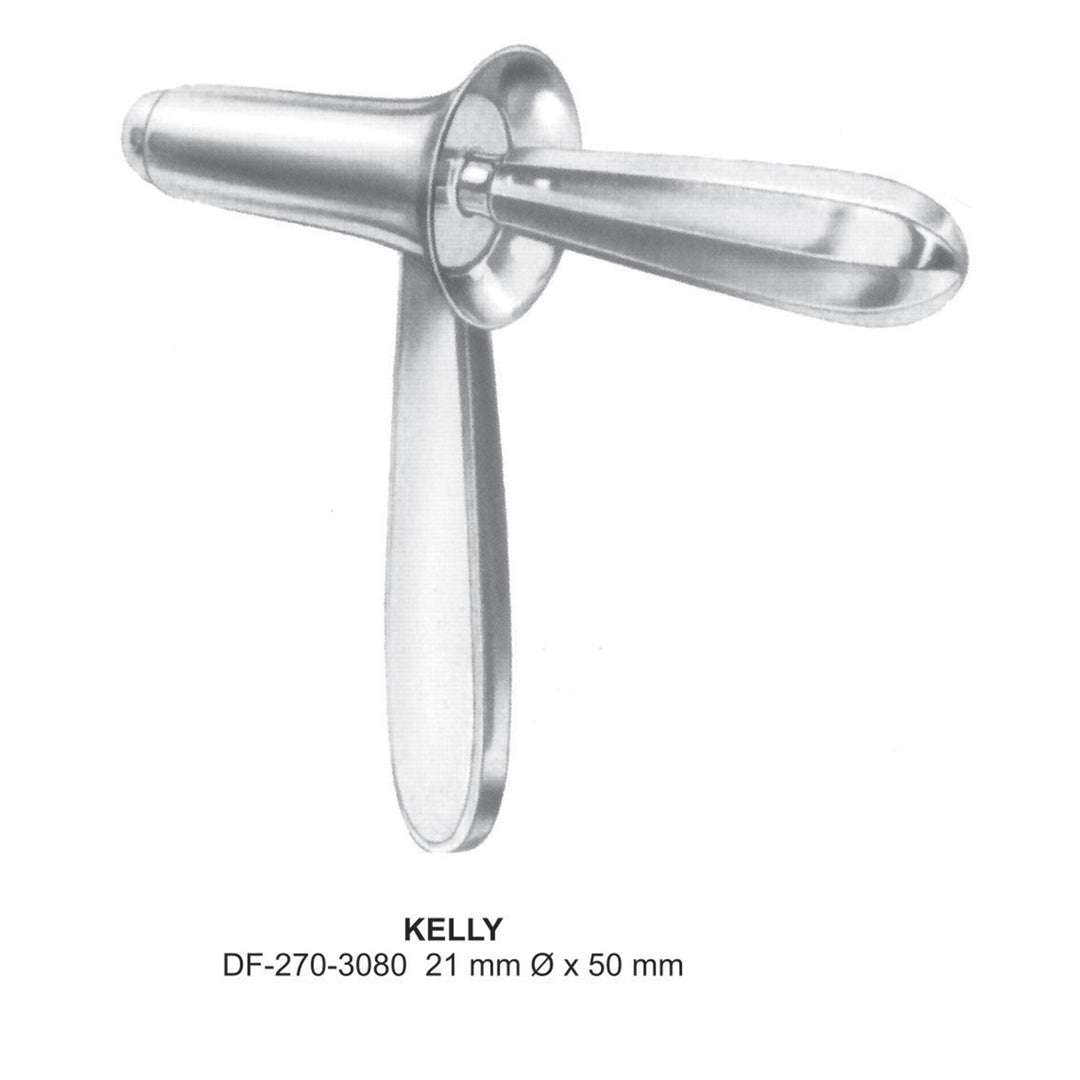 Kelly Rectal Specula, 21 X 50mm (DF-270-3080) by Dr. Frigz