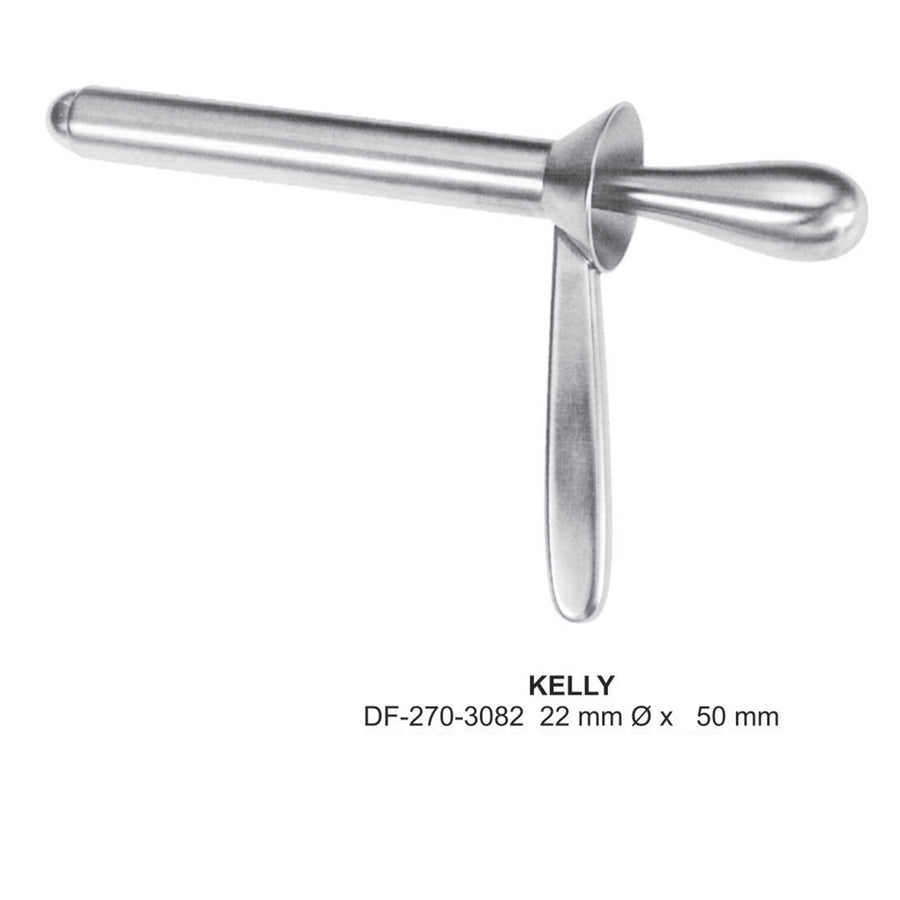 Kelly Rectal Specula, 22 X 50mm (DF-270-3082) by Dr. Frigz