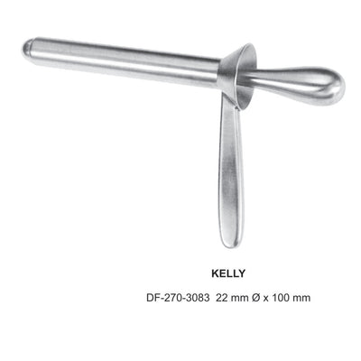 Kelly Rectal Specula, 22 X 100mm (DF-270-3083)