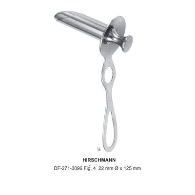 Hirschmann Rectal Specula, Fig.4, 22X125mm (DF-271-3096)