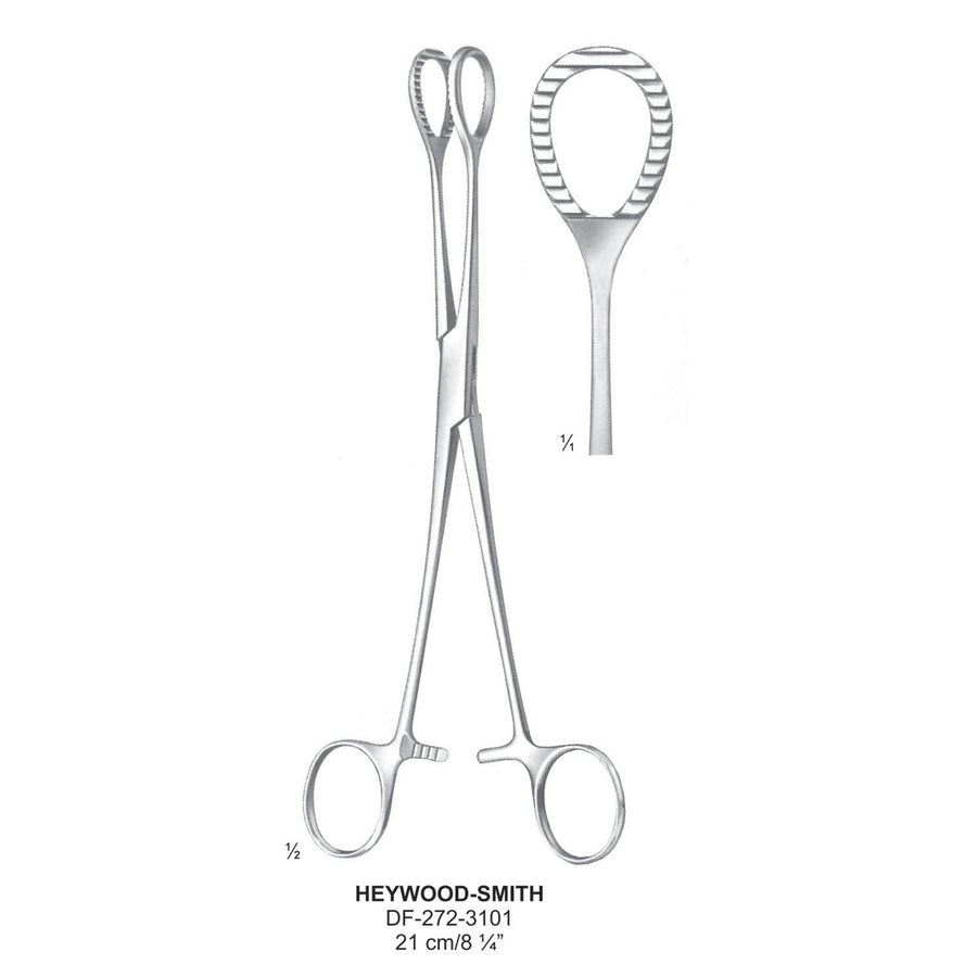 Heywood-Smith Hemorrhoidal Forceps With Box-Lock 21cm  (DF-272-3101) by Dr. Frigz