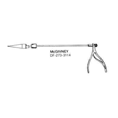Mcgivney Hemorrhoidal Ligature Forceps With Cone (DF-273-3114) by Dr. Frigz
