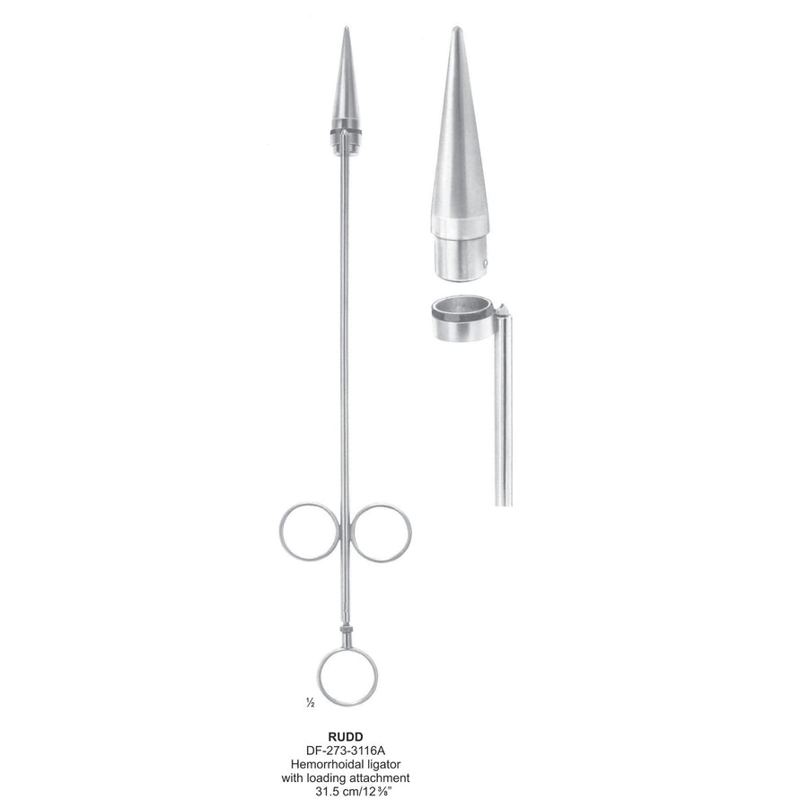Rudd Hermorrhoidal Ligator With Loading Attachment , 31.5cm (DF-273-3116A) by Dr. Frigz