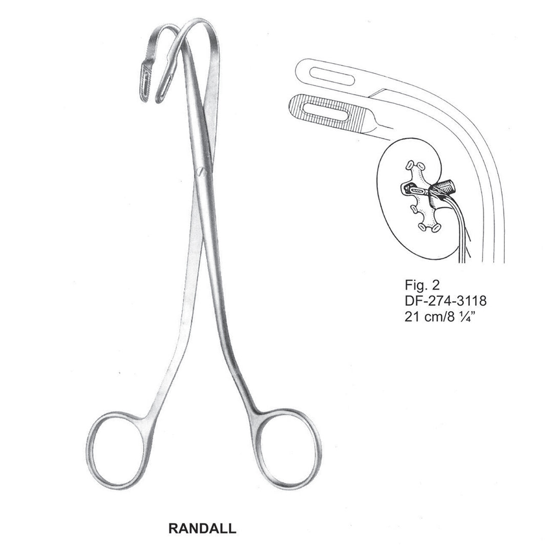 Randall Kidney Stone Forceps Fig.2, 21cm (DF-274-3118) by Dr. Frigz