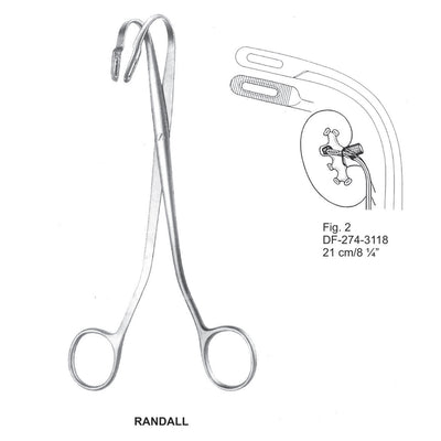Randall Kidney Stone Forceps Fig.2, 21cm (DF-274-3118)
