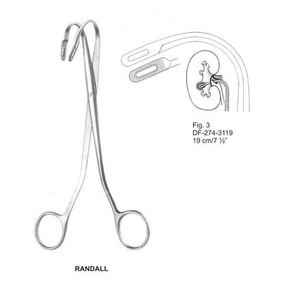 Randall Kidney Stone Forceps Fig.3, 19cm (DF-274-3119)