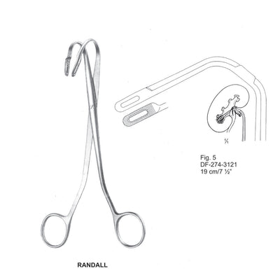 Randall Kidney Stone Forceps Fig.5, 19cm  (DF-274-3121)