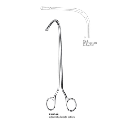 Randall Kidney Stone Forceps, Delicate Pattern, 24.5cm (DF-274A-3122B)