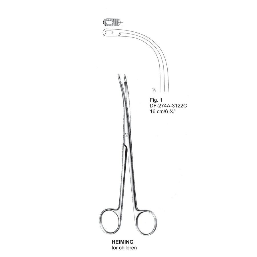 Heiming Kidney Stone Forceps For Children, 16cm (DF-274A-3122C) by Dr. Frigz