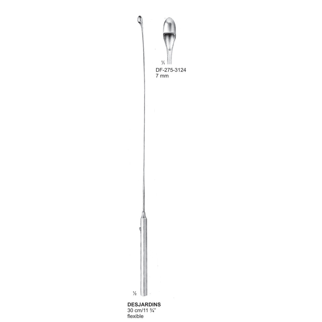 Desjardins Gall Stone Scoops, 30cm , Flexible, 7mm (DF-275-3124) by Dr. Frigz