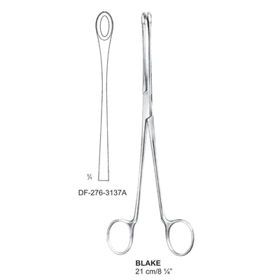 Blake Gall Stone Forceps, 21Cm, Straight (DF-276-3137A)