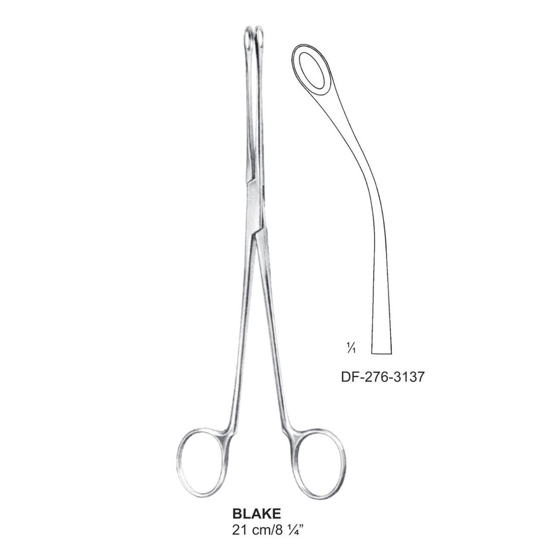 Blake Gall Stone Forceps, 21Cm, Curved (DF-276-3137) by Dr. Frigz