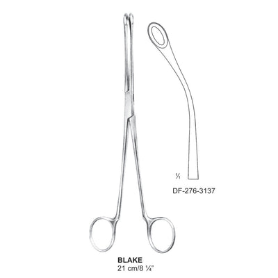 Blake Gall Stone Forceps, 21Cm, Curved (DF-276-3137)