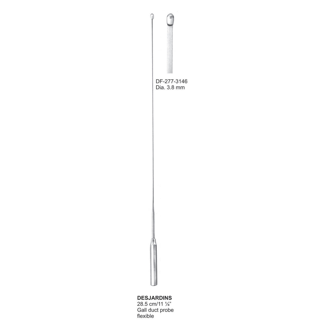 Desjardins Gall Duct Probe 28.5Cm, 3.8mm Dia  Flexible (DF-277-3146) by Dr. Frigz