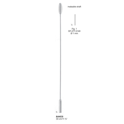 Bakes Gall Duct Dilators, 30cm Fig.1 , 1mm (DF-277-3149)