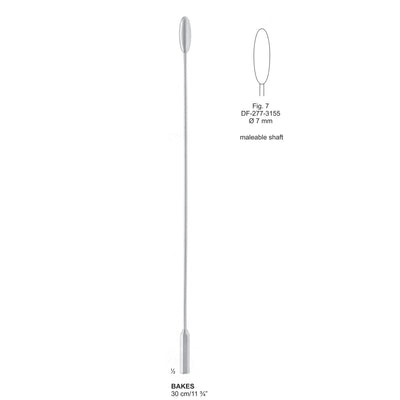 Bakes Gall Duct Dilators, 30cm Fig.7 , 7mm (DF-277-3155)