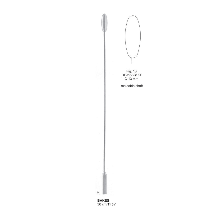 Bakes Gall Duct Dilators, 30cm Fig.13 , 13mm (DF-277-3161) by Dr. Frigz