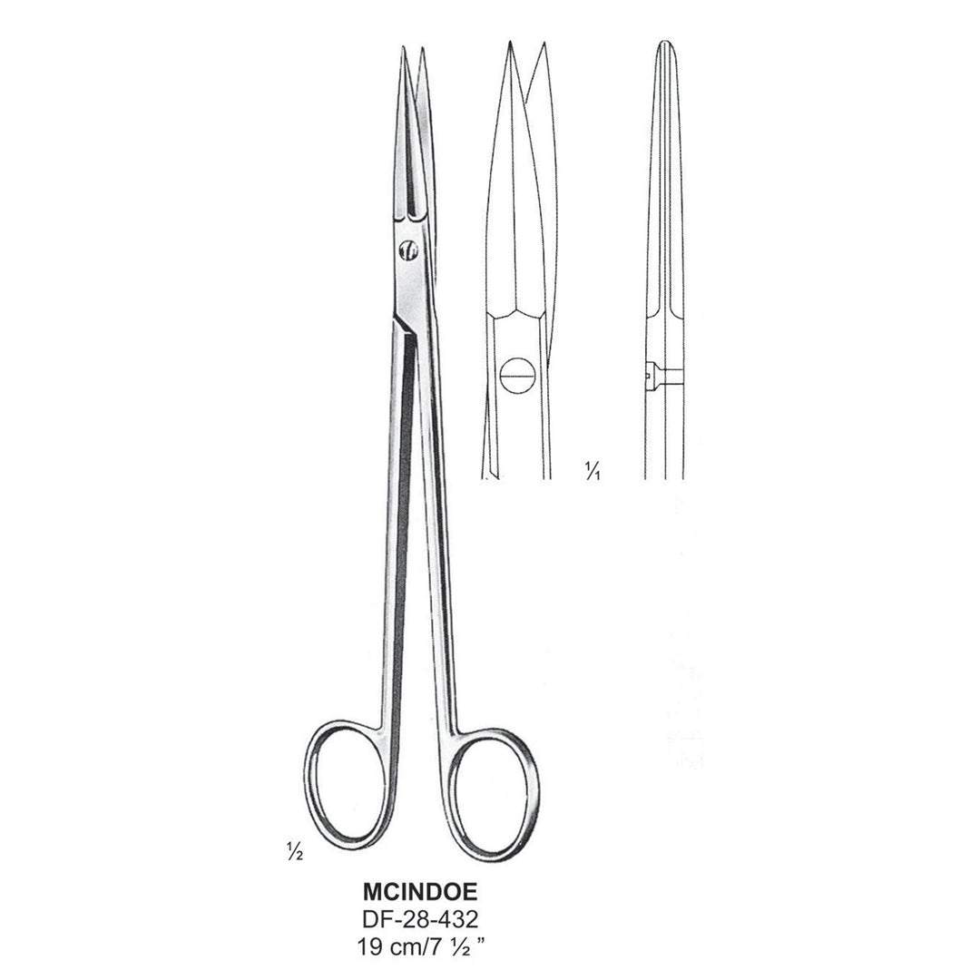 Mcindoe Scissor, Straight, 19cm  (DF-28-432) by Dr. Frigz