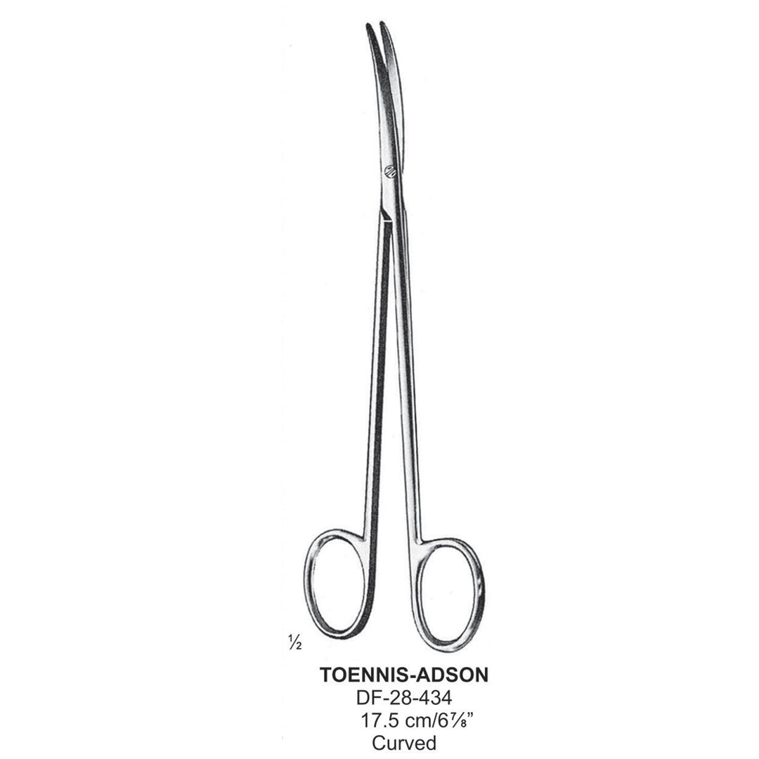 Toennis Scissors, Straight, 18cm  (DF-28-435) by Dr. Frigz