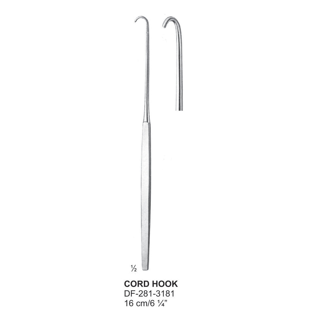 Cord Hook, 16Cm, Blunt  (DF-281-3181) by Dr. Frigz