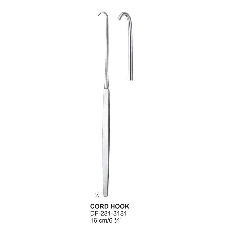 Cord Hook, 16Cm, Blunt  (DF-281-3181) by Dr. Frigz