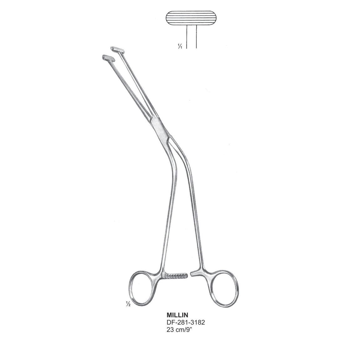 Millin Capsule Forceps, 23cm  (DF-281-3182) by Dr. Frigz