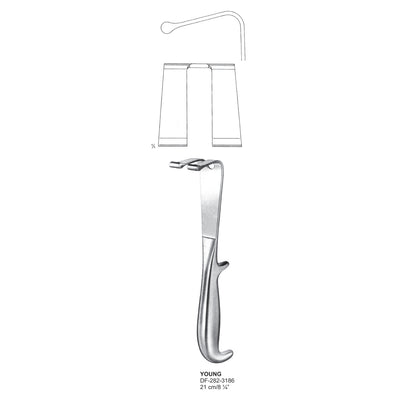 Young Prostatic Retractors, 21cm  (DF-282-3186)