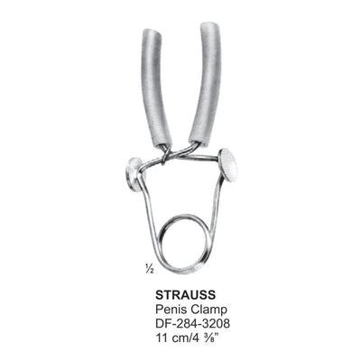 Straightauss Penis Clamp , 11cm (DF-284-3208) by Dr. Frigz