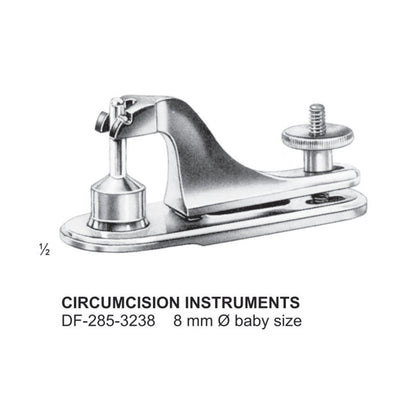 Circumcision Instrument, 8mm - Baby Size (DF-285-3238)