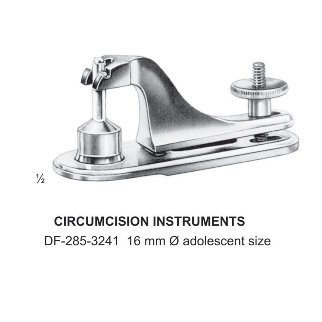 Circumcision Instrument 16mm Dia Adolescent Size  (DF-285-3241) by Dr. Frigz