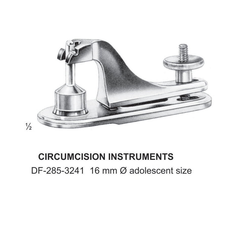 Circumcision Instrument 16mm Dia Adolescent Size  (DF-285-3241) by Dr. Frigz