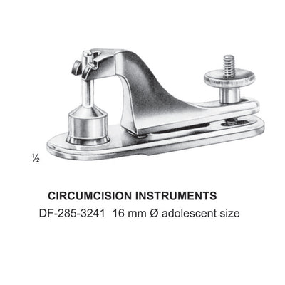 Circumcision Instrument 16mm Dia Adolescent Size  (DF-285-3241) by Dr. Frigz