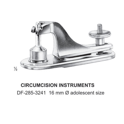 Circumcision Instrument 16mm Dia Adolescent Size  (DF-285-3241)