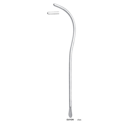 Guyon Urethral Sound, 26.5Cm, Char.28 (DF-286-3305) by Dr. Frigz