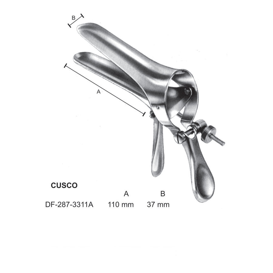 Cusco Vaginal Speculum 110 X 37mm (DF-287-3311A) by Dr. Frigz