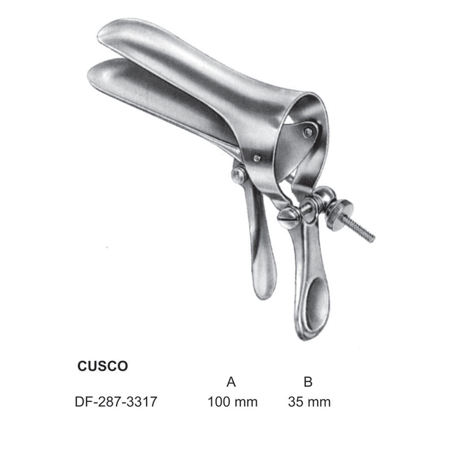 Cusco Vaginal Speculum 100X35mm  (DF-287-3317) by Dr. Frigz