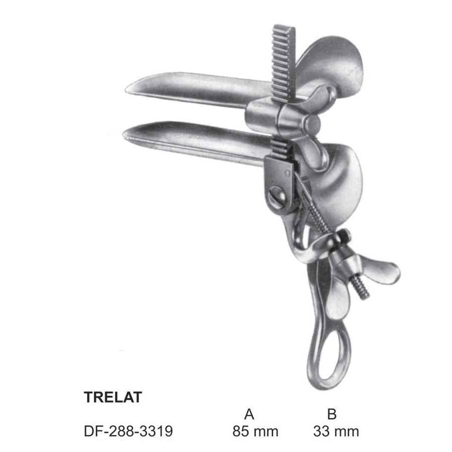 Trelat Vaginal Speculum Fig.1, 85X33mm  (DF-288-3319) by Dr. Frigz