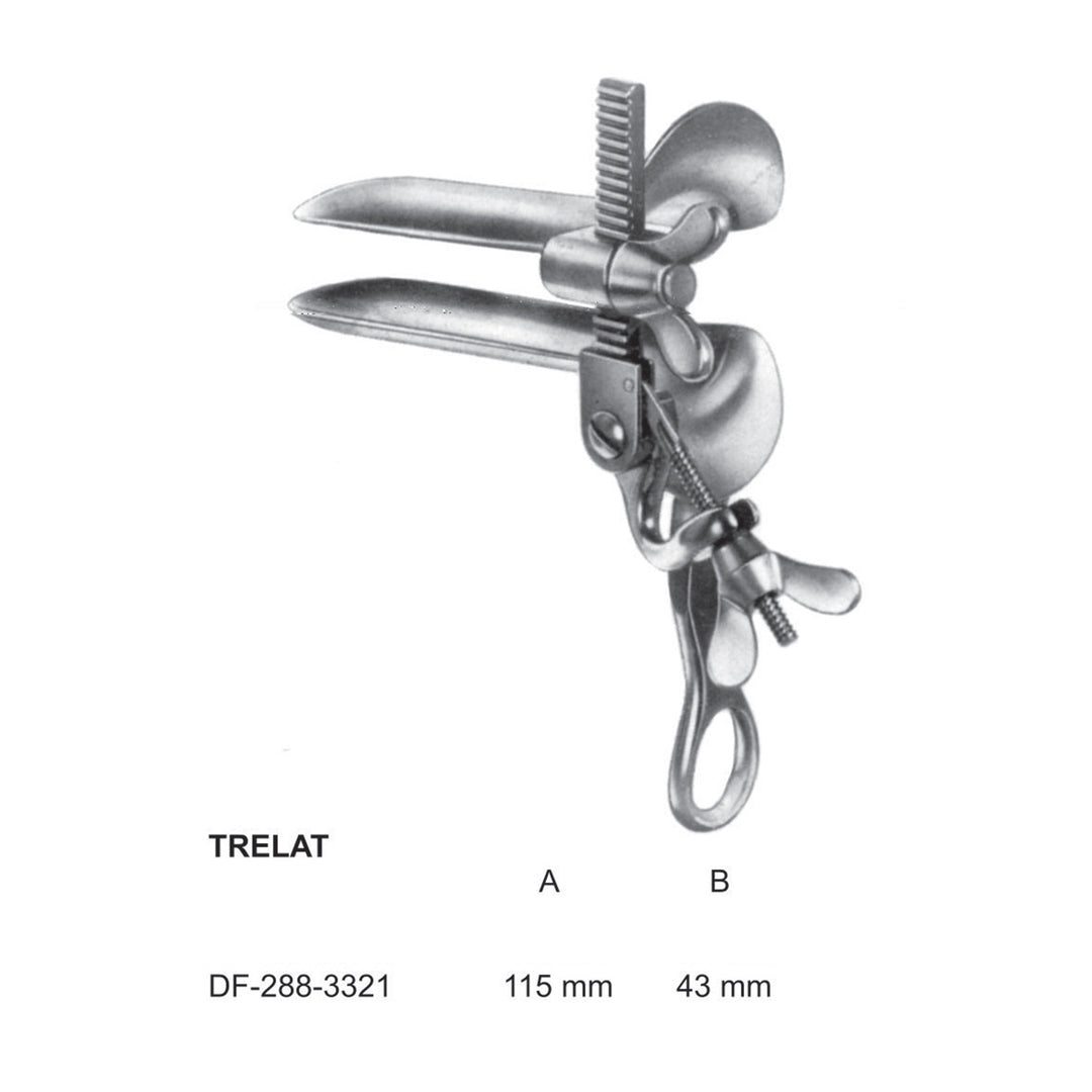 Trelat Vaginal Speculum Fig.3, 115X43mm  (DF-288-3321) by Dr. Frigz