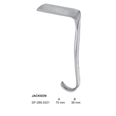 Jackson Vaginal Specula Small Fig.1, 75X38mm  (DF-289-3331)